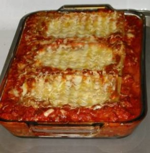 Receta Lasagna con Camaron