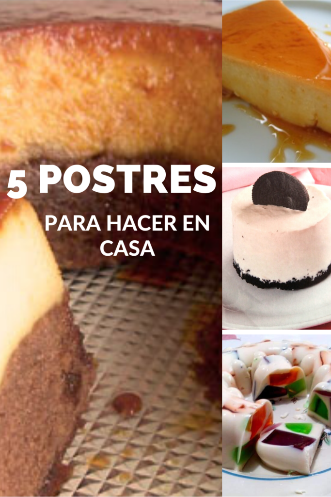  postres fáciles y rápidos