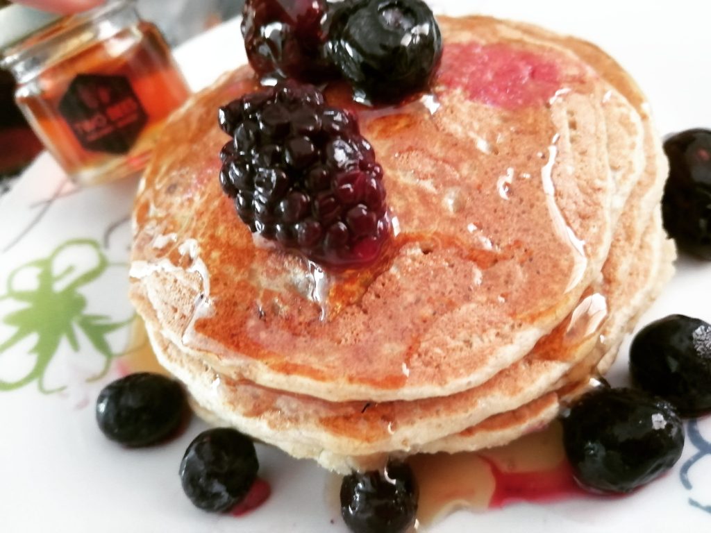 Hot cake de avena y plátano